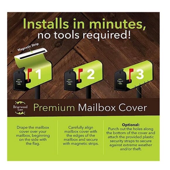 Briarwood Lane Happy Fall Truck Pumpkins Magnetic Mailbox Cover Standard LOT 2 - Picture 4 of 5